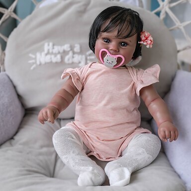 Olivia finte BAMBINA realistico realistici Chiazzato Reborn Doll Bambino Compleanno Natale 