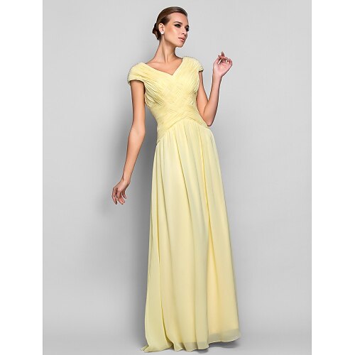 Tube / kolonne Elegant Skolebal Formel aften Militærbal Kjole V-hals Kortærmet Gulvlang Chiffon med Kryds & Tværs Krystaldetaljering 2022
Tube / kolonne Elegant Skolebal Formel aften Militærbal Kjole V-hals Kortærmet Gulvlang Chiffon med Kryds & Tværs Krystaldetaljering 2022