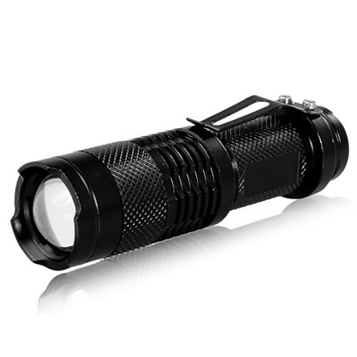 

LED Flashlights / Torch 240 lm LED 1 Emitters 3 Mode Camping / Hiking / Caving Everyday Use Fishing Black / Aluminum Alloy
