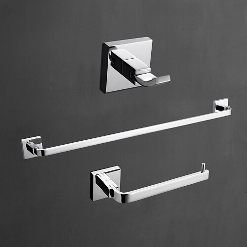 Bathroom Accessory Set Cool Contemporary Brass 3pcs - Hotel bath 1-Towel Bar / Toilet Paper Holders / tower bar Wall Mounted
Bathroom Accessory Set Cool Contemporary Brass 3pcs - Hotel bath 1-Towel Bar / Toilet Paper Holders / tower bar Wall Mounted