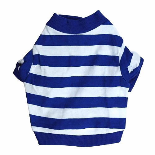 Cat Dog Shirt / T-Shirt Puppy Clothes Stripes Dog Clothes Puppy Clothes Dog Outfits Breathable Blue Costume for Girl and Boy Dog Cotton XS S M L
Cat Dog Shirt / T-Shirt Puppy Clothes Stripes Dog Clothes Puppy Clothes Dog Outfits Breathable Blue Costume for Girl and Boy Dog Cotton XS S M L
