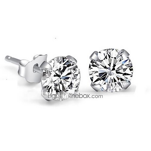 Stud Earrings For Women's Crystal Synthetic Diamond Party Wedding Casual Sterling Silver Crystal Rhinestone Round Cut Silver / Daily
Stud Earrings For Women's Crystal Synthetic Diamond Party Wedding Casual Sterling Silver Crystal Rhinestone Round Cut Silver / Daily