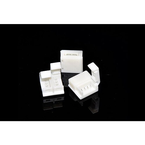 3pcs Strip Light Accessory Electrical Connector for RGB LED Strip Light Plastic & Metal 5-24 V 60 W
3pcs Strip Light Accessory Electrical Connector for RGB LED Strip Light Plastic & Metal 5-24 V 60 W