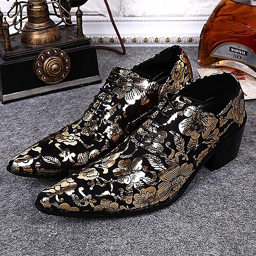 Men's Oxfords Leather Shoes Novelty Wedding Party Evening Leather Golden Fall Spring / Lace-up / EU40
Men's Oxfords Leather Shoes Novelty Wedding Party Evening Leather Golden Fall Spring / Lace-up / EU40