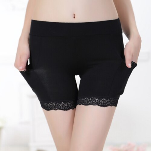 Women's Boyshorts Underwear Solid Colored Bamboo Fiber Lace High Gender Neutral Black One-Size
Women's Boyshorts Underwear Solid Colored Bamboo Fiber Lace High Gender Neutral Black One-Size