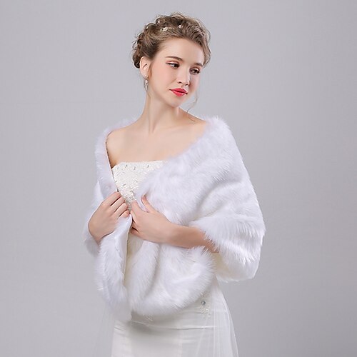 Shawls Faux Fur / Imitation Cashmere Wedding / Party Evening Women's Wrap With Pattern
Shawls Faux Fur / Imitation Cashmere Wedding / Party Evening Women's Wrap With Pattern