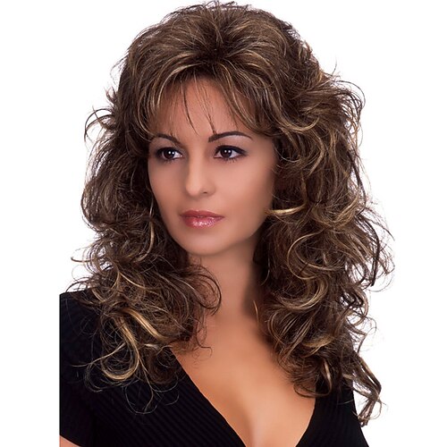 Perruques brunes pour femmes perruque synthétique vague de corps avec frange longueur moyenne cheveux synthétiques foncés femmes perruques moelleuses résistantes à la chaleur
Perruques brunes pour femmes perruque synthétique vague de corps avec frange longueur moyenne cheveux synthétiques foncés femmes perruques moelleuses résistantes à la chaleur