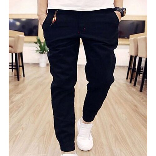 Men's Sweatpants Trousers Solid Colored Full Length Daily Weekend Cotton Basic Black Army Green Inelastic
Men's Sweatpants Trousers Solid Colored Full Length Daily Weekend Cotton Basic Black Army Green Inelastic