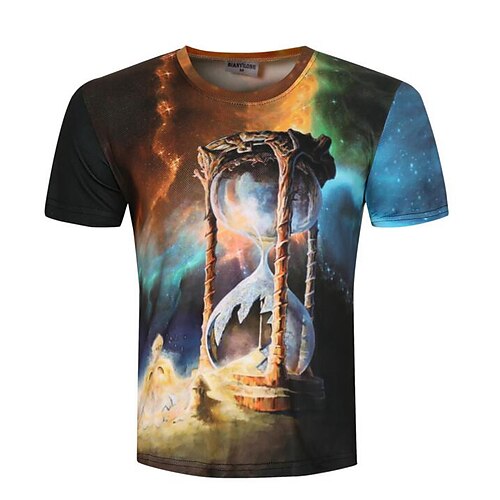 Men's T shirt Cartoon 3D Round Neck Daily Sports Short Sleeve Tops Blue / Summer
Men's T shirt Cartoon 3D Round Neck Daily Sports Short Sleeve Tops Blue / Summer