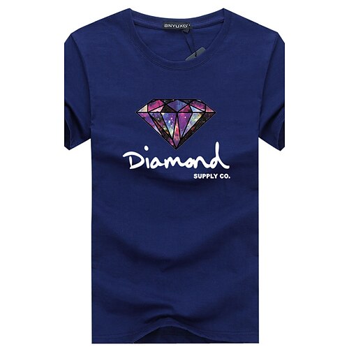 Men's T shirt Letter Plus Size Round Neck Daily Sports Print Short Sleeve Tops Cotton Basic Green Blue White / Summer
Men's T shirt Letter Plus Size Round Neck Daily Sports Print Short Sleeve Tops Cotton Basic Green Blue White / Summer