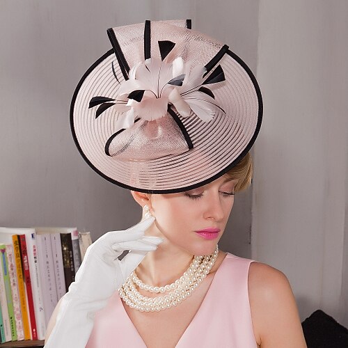 Feather Kentucky Derby Hat / Fascinators / Hats with Floral 1PC Wedding / Outdoor / Special Occasion Headpiece
Feather Kentucky Derby Hat / Fascinators / Hats with Floral 1PC Wedding / Outdoor / Special Occasion Headpiece