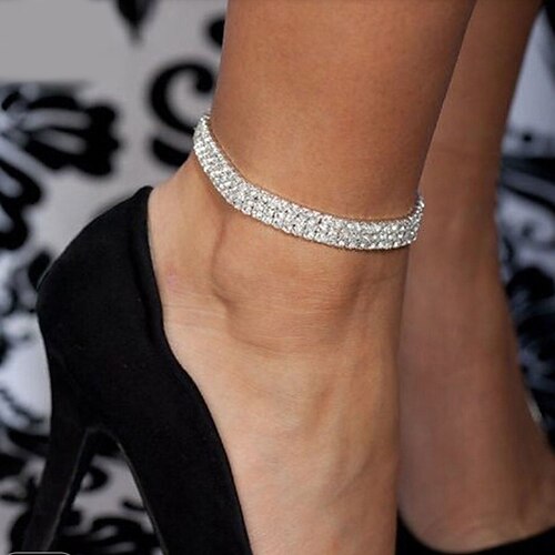 Ankle Bracelet Fashion Women's Body Jewelry For Wedding Gift Crystal Alloy Silver Gold
Ankle Bracelet Fashion Women's Body Jewelry For Wedding Gift Crystal Alloy Silver Gold