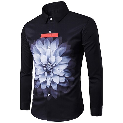 Men's Shirt Solid Colored Classic Collar Daily Print Long Sleeve Tops Cotton Casual Black / Fall / Spring / Summer
Men's Shirt Solid Colored Classic Collar Daily Print Long Sleeve Tops Cotton Casual Black / Fall / Spring / Summer