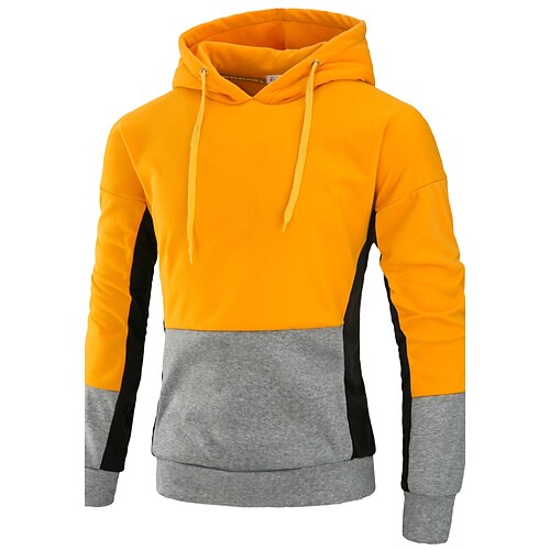 Men's Hoodie Color Block Patchwork Hooded Daily Sports Going out Casual Hoodies Sweatshirts Long Sleeve Long Yellow Royal Blue Red / Fall / Winter
Men's Hoodie Color Block Patchwork Hooded Daily Sports Going out Casual Hoodies Sweatshirts Long Sleeve Long Yellow Royal Blue Red / Fall / Winter