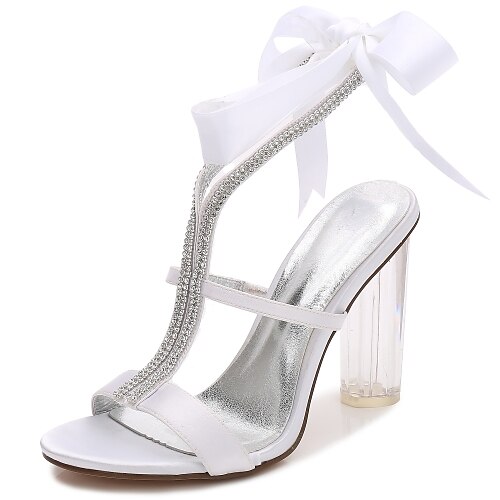 Dame Sandaler Lace Up Sandaler Strappy Sandaler Bryllup Kontor og karriere Bryllup Sandaler Block Heel Sandals Brudesko Sommer Rhinsten Sløyfe Snøring Tykk hæl Rund Tå T-rem Basispumps Ankelrem Sateng
Dame Sandaler Lace Up Sandaler Strappy Sandaler Bryllup Kontor og karriere Bryllup Sandaler Block Heel Sandals Brudesko Sommer Rhinsten Sløyfe Snøring Tykk hæl Rund Tå T-rem Basispumps Ankelrem Sateng