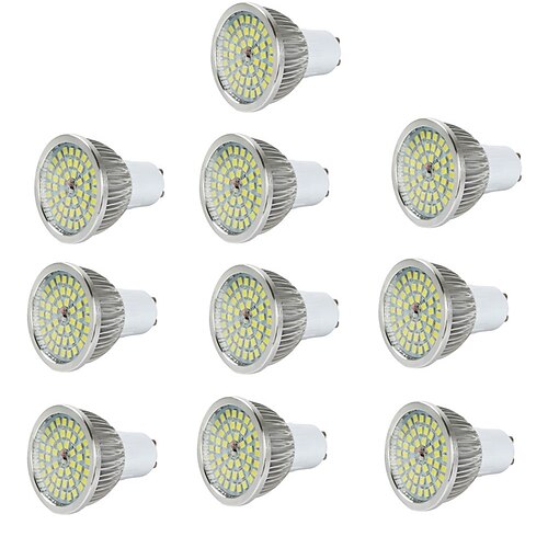 

10pcs 6 W LED Spotlight 600 lm E14 GU10 GU5.3 48 LED Beads SMD 2835 Decorative Warm White Cold White 85-265 V / RoHS / CE Certified