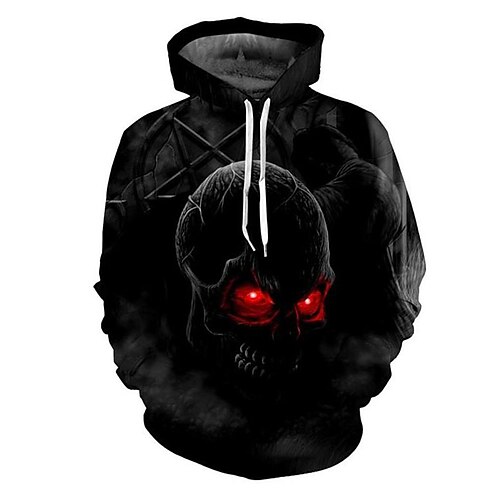 Men's Hoodie Black Hooded Skull 3D Print Halloween Plus Size Cool Winter Fall Clothing Apparel Hoodies Sweatshirts Long Sleeve / Spring
Men's Hoodie Black Hooded Skull 3D Print Halloween Plus Size Cool Winter Fall Clothing Apparel Hoodies Sweatshirts Long Sleeve / Spring