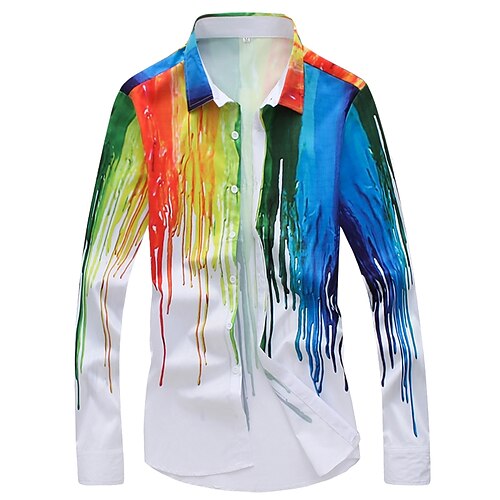 Herren Hemd Regenbogen Hemdkragen Blau Gelb Regenbogen Übergröße Täglich Klub Langarm Bedruckt Bekleidung Strassenmode Übertrieben / Sommer / Sommer / Herbst / Schlank
Herren Hemd Regenbogen Hemdkragen Blau Gelb Regenbogen Übergröße Täglich Klub Langarm Bedruckt Bekleidung Strassenmode Übertrieben / Sommer / Sommer / Herbst / Schlank