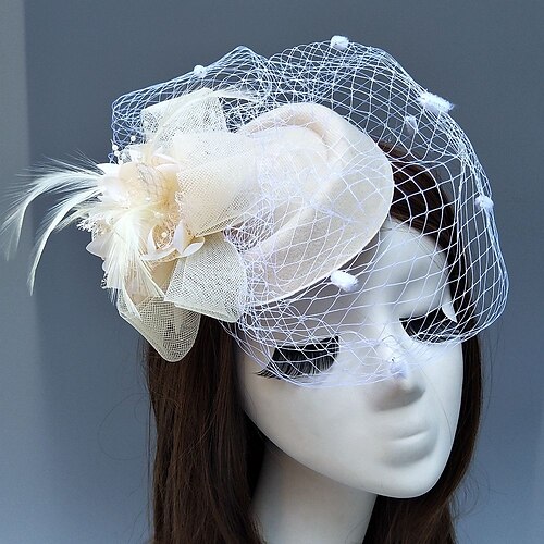 Feather Net Pillbox Fascinators Hats Headwear with Feather Floral 1PC Special Occasion Horse Race Ladies Day Headpiece
Feather Net Pillbox Fascinators Hats Headwear with Feather Floral 1PC Special Occasion Horse Race Ladies Day Headpiece