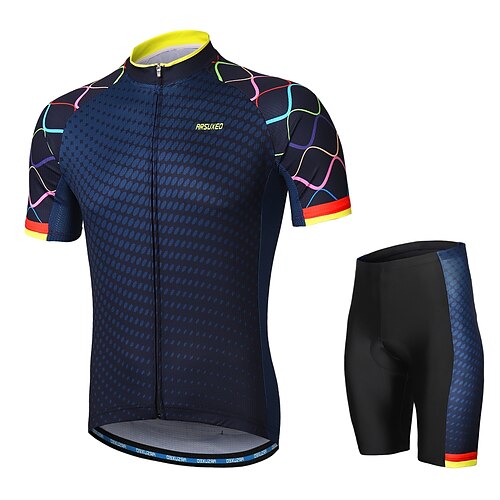 Arsuxeo Per uomo Maglia con pantaloncini da ciclismo Maniche corte Nero Bicicletta Completo tuta Pad 3D Traspirazione umidità Gli sport Dipinto Romantico Abbigliamento / Media elasticità
Arsuxeo Per uomo Maglia con pantaloncini da ciclismo Maniche corte Nero Bicicletta Completo tuta Pad 3D Traspirazione umidità Gli sport Dipinto Romantico Abbigliamento / Media elasticità