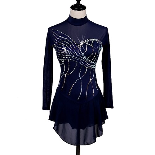 Kunstskøjtekjole Dame Skøjteløb Kjoler Dragter Mørk Marineblå Net Spandex Træning Professionel Konkurrence Skøjtetøj Anatomisk design Hurtigtørrende Håndlavet Klassisk Krystal / Rhinsten Langærmet Is
Kunstskøjtekjole Dame Skøjteløb Kjoler Dragter Mørk Marineblå Net Spandex Træning Professionel Konkurrence Skøjtetøj Anatomisk design Hurtigtørrende Håndlavet Klassisk Krystal / Rhinsten Langærmet Is