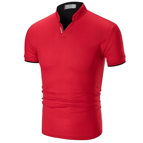 Men's Golf Shirt Tennis Shirt Solid Colored Collar V Neck Daily golf shirts Patchwork Short Sleeve Tops Cotton Basic Green White Black / Summer
Men's Golf Shirt Tennis Shirt Solid Colored Collar V Neck Daily golf shirts Patchwork Short Sleeve Tops Cotton Basic Green White Black / Summer