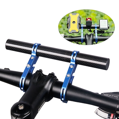 

Bike Stem Extender Bike Handlebar Extender Carbon Fiber Lightweight for Road Bike Mountain Bike MTB Carbon Fiber Black Blue Red