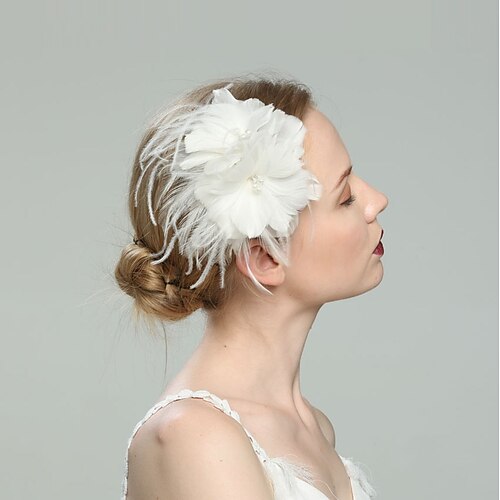 Piume fascinators con Piume / Colore Puro 1 pc Matrimonio / Occasioni speciali / Corsa di cavalli Copricapo
Piume fascinators con Piume / Colore Puro 1 pc Matrimonio / Occasioni speciali / Corsa di cavalli Copricapo