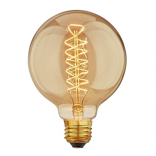 

1pc 40 W E26 / E27 G95 Warm White 2200-2700 k Retro / Dimmable / Decorative Incandescent Vintage Edison Light Bulb 220-240 V