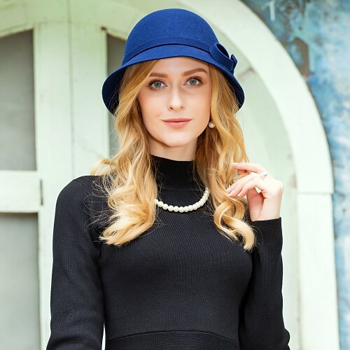 100% lana Kentucky Derby Hat / cappelli con Fiocco 1pc Casual / Da tutti i giorni Copricapo
100% lana Kentucky Derby Hat / cappelli con Fiocco 1pc Casual / Da tutti i giorni Copricapo