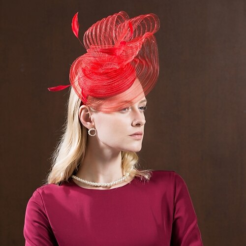 Fiber Kentucky Derby Hat / Hats with Feather 1pc Special Occasion / Party / Evening Headpiece
Fiber Kentucky Derby Hat / Hats with Feather 1pc Special Occasion / Party / Evening Headpiece