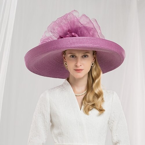 Poliestere Kentucky Derby Hat / cappelli con Fantasia floreale 1pc Party / serata / Da tutti i giorni / Corsa di cavalli Copricapo
Poliestere Kentucky Derby Hat / cappelli con Fantasia floreale 1pc Party / serata / Da tutti i giorni / Corsa di cavalli Copricapo
