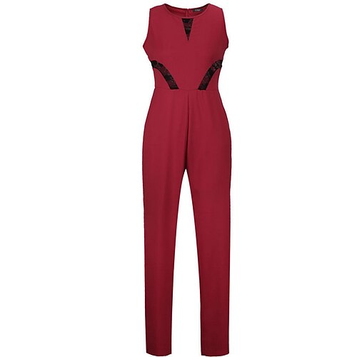 Mujer Mono Escote Redondo Básico Diario Corte Recto Sin Mangas Azul Piscina Rojo Negro S M L
Mujer Mono Escote Redondo Básico Diario Corte Recto Sin Mangas Azul Piscina Rojo Negro S M L