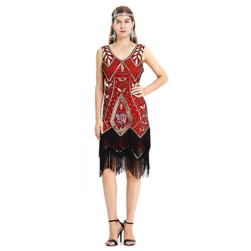 El gran Gatsby charlestón Vintage 1920s Vestido Flapper Vestidos Mujer Disfraz Cosecha Cosplay Fiesta Reunión de Antiguos Alumnos Fiesta de baile Sin Mangas Longitud Mediana / Lentejuela
El gran Gatsby charlestón Vintage 1920s Vestido Flapper Vestidos Mujer Disfraz Cosecha Cosplay Fiesta Reunión de Antiguos Alumnos Fiesta de baile Sin Mangas Longitud Mediana / Lentejuela