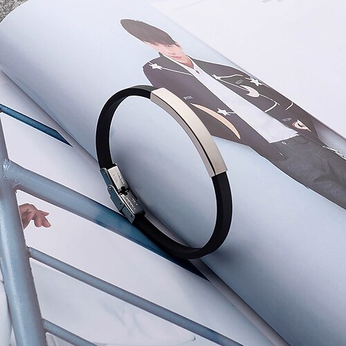 Personalized Silicone / Stainless Steel / Iron Bracelet / Bangle Friends Gift / Daily Wear -
Personalized Silicone / Stainless Steel / Iron Bracelet / Bangle Friends Gift / Daily Wear -