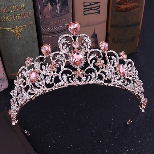 Rhinestone / Alloy Crown Tiaras with Crystal / Rhinestone 1 PC Wedding Headpiece
Rhinestone / Alloy Crown Tiaras with Crystal / Rhinestone 1 PC Wedding Headpiece
