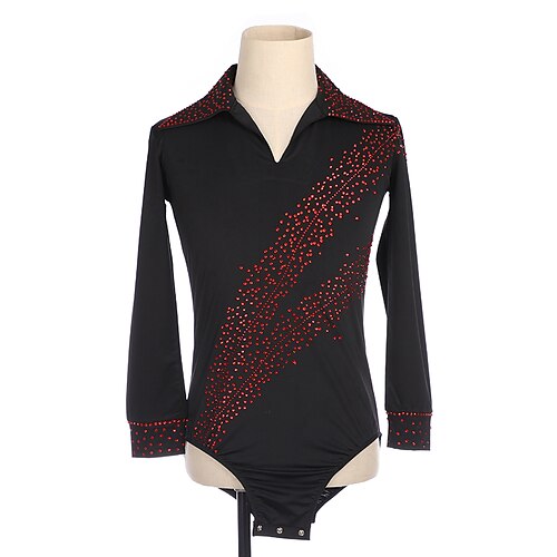 Figure Skating Top Men's Boys' Ice Skating Outfits Top Blue Patchwork Spandex Micro-elastic Competition Skating Wear Handmade Patchwork Classic Long Sleeve Ice Skating Figure Skating
Figure Skating Top Men's Boys' Ice Skating Outfits Top Blue Patchwork Spandex Micro-elastic Competition Skating Wear Handmade Patchwork Classic Long Sleeve Ice Skating Figure Skating
