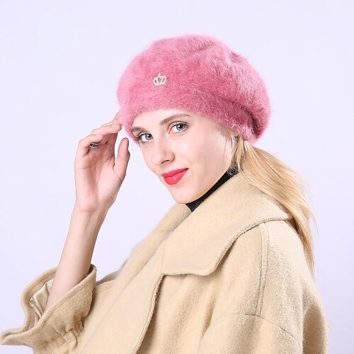 Women's Hat Beret Hat Black Gray Wine Active Basic / Party / Fall / Winter / Solid Colored
Women's Hat Beret Hat Black Gray Wine Active Basic / Party / Fall / Winter / Solid Colored