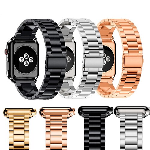 1 pcs Smart Watch Band for Apple iWatch Series 8 7 6 5 4 3 2 1 SE Stainless Steel Smartwatch Strap Bracelet Business Band Metal Band Replacement Wristband
1 pcs Smart Watch Band for Apple iWatch Series 8 7 6 5 4 3 2 1 SE Stainless Steel Smartwatch Strap Bracelet Business Band Metal Band Replacement Wristband