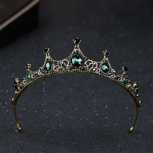 

Alloy Crown Tiaras with Crystal / Rhinestone 1 PC Wedding / Special Occasion / Valentine's Day Headpiece