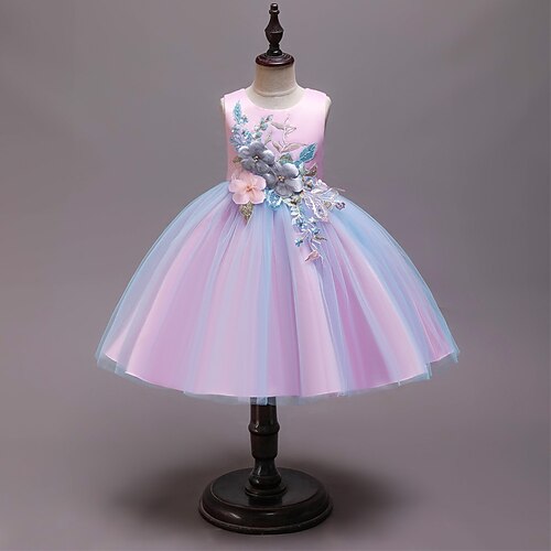 Kids Girls' New Year Dress Floral Tulle Dress Knee-length Dress Backless Cotton Sleeveless Sweet Dress Purple Pink
Kids Girls' New Year Dress Floral Tulle Dress Knee-length Dress Backless Cotton Sleeveless Sweet Dress Purple Pink