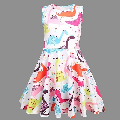 Kids Girls' Dress Animal Skater Dress Dress Sleeveless Cute Dress 3-10 Years Summer Rainbow
Kids Girls' Dress Animal Skater Dress Dress Sleeveless Cute Dress 3-10 Years Summer Rainbow