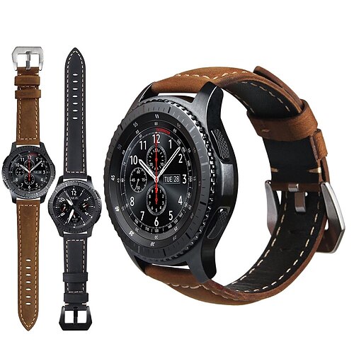 Genuine Leather Retro Wristband Wrist Strap Watch band For Samsung Galaxy Watch 46mm / Gear S3 Classic / Frontier Smart Watch
Genuine Leather Retro Wristband Wrist Strap Watch band For Samsung Galaxy Watch 46mm / Gear S3 Classic / Frontier Smart Watch
