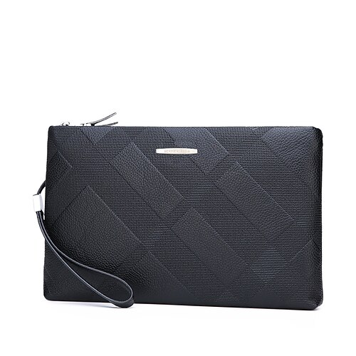 Men's Clutch Wallet Wristlet Bag PU Leather Zipper Geometric Pattern Lattice Solid Color Shopping Daily Black
Men's Clutch Wallet Wristlet Bag PU Leather Zipper Geometric Pattern Lattice Solid Color Shopping Daily Black