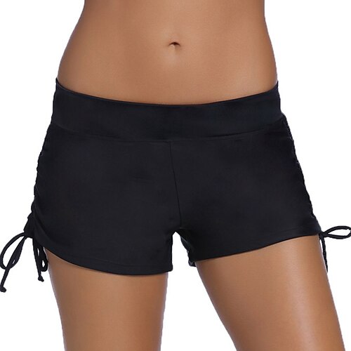 Women's Swim Shorts Swim Trunks Elastane Bottoms Swimming Beach Water Sports Solid Colored Summer
Women's Swim Shorts Swim Trunks Elastane Bottoms Swimming Beach Water Sports Solid Colored Summer