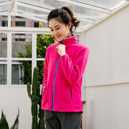 Femme Veste Polaire de Randonnée Hiver Outdoor Couleur unie Coupe Vent Doublure Polaire Respirable Chaud Anorak Veste Polaires Hiver Hauts / Top Coquille Souple Camping / Randonnée Chasse Pêche Noir
Femme Veste Polaire de Randonnée Hiver Outdoor Couleur unie Coupe Vent Doublure Polaire Respirable Chaud Anorak Veste Polaires Hiver Hauts / Top Coquille Souple Camping / Randonnée Chasse Pêche Noir