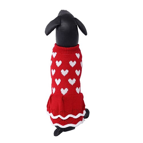 Dog Sweater Dress Puppy Clothes Love Dresses&Skirts Sweet Dog Clothes Puppy Clothes Dog Outfits Red Costume for Girl and Boy Dog Acrylic Fibers XS S M L XL XXL
Dog Sweater Dress Puppy Clothes Love Dresses&Skirts Sweet Dog Clothes Puppy Clothes Dog Outfits Red Costume for Girl and Boy Dog Acrylic Fibers XS S M L XL XXL