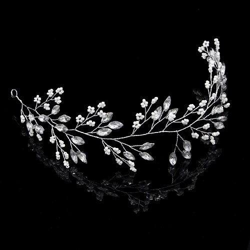 Alloy Hair Accessory with Crystal / Rhinestone / Flower 1 PC Wedding Headpiece
Alloy Hair Accessory with Crystal / Rhinestone / Flower 1 PC Wedding Headpiece