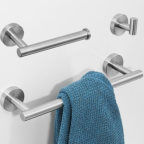 sett med baderomstilbehør, håndklestang/kåpekrok/toalettpapirholder sett med baderomstilbehør, 3 stk veggmontert baderomstilbehør i rustfritt stål
sett med baderomstilbehør, håndklestang/kåpekrok/toalettpapirholder sett med baderomstilbehør, 3 stk veggmontert baderomstilbehør i rustfritt stål
