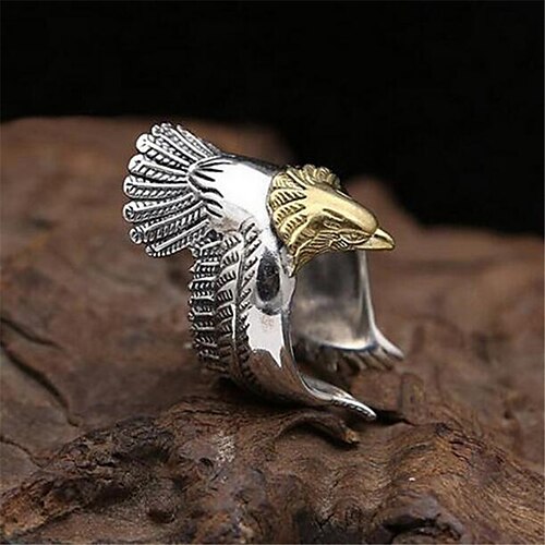 1pc Band Ring Open Ring For Men's Street Daily Work Copper Silver Plated 3D Eagle Precious / Adjustable Ring
1pc Band Ring Open Ring For Men's Street Daily Work Copper Silver Plated 3D Eagle Precious / Adjustable Ring